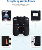 ECOHUB Running Hydration Vest Backpack, Lightweight Hydration Pack Bag Daypack - Image 4