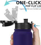 Fanhaw 20 oz Insulated Stainless Steel Water Bottle - Image 3