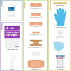 Be Smart Get Prepared's 125 Pieces Travel First aid kit, Carry-on Travel - Image 8