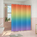 Rainbow Shower Curtain, Children Colorful Rainbow Kid Girls Cute Bathroom - Image 3