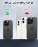 Lanhiem Magnetic for iPhone 16 Pro Case, IP68 Waterproof Dustproof Case - Image 2