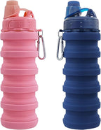 Collapsible Water Bottles Travel water bottle Sports Portable Sport Water by YCTMALL