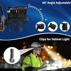 Super Bright Aluminum Headlamp 2Pack, Rechargeable Headlamp High Lumen - Image 5