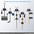 Ski Rack Wall Mount Ski & Snowboard Skateboard Ski Hangers - Image 6