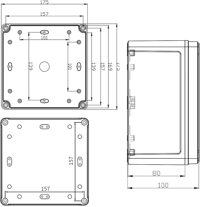 MAKERELE Waterproof Electronic DIY Projects Cable Enclosure Outdoor - Image 2