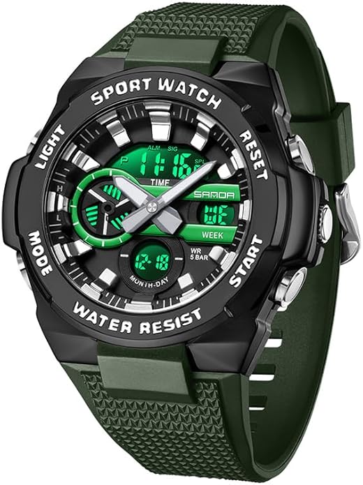FANMIS Mens Military Multifunction Digital LED Watch Electronic Waterproof - Image 2