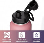 Navigate 40 oz Insulated Stainless Steel Sports Water Bottle - Image 4