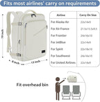 MATEIN Large Travel Backpack Women, Lightweight Carry on Backpack & Hidden - Image 2