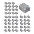 50PCS RJ45 Connectors Anti Dust Cover Cap Protector Ethernet Cable Plug by Futheda