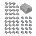 50PCS RJ45 Connectors Anti Dust Cover Cap Protector Ethernet Cable Plug by Futheda