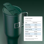 IRON °FLASK Co-Pilot Insulated Mug w/Straw & Flip Cap Lids - Image 9