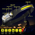 Headlamp 3 Packs, 230° Wide Beam Super Bright Head Lights, Detachable Mini - Image 6