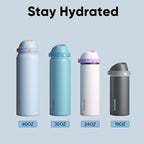 Insulated Water Bottle with Straw - Image 8
