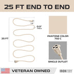 Iron Forge Cable Weatherproof 25 Ft Outdoor Extension Cord - Image 7