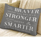 EKOBLA Decorative Pillow Cushion Covers Inspirational Life Quotes You are - Image 2