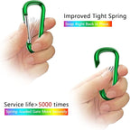 sprookber 2.28" Small Carabiner Clip Keychain, D Ring Caribeaner Clip, Key Clip - Image 4