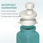 BEAUTAIL Collapsible Water Bottles 20.6oz 2 Pack, Silicone Foldable Portable - Image 4
