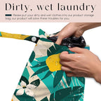 3 Pcs Wet Bag, Wet Dry Bag, Waterproof Aloha Bags, Small Laundry Bags, - Image 3