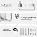Hat Racks for Baseball Caps 4 Pack, Stainless Steel Adhesive Hat Hanger Hooks - Image 4