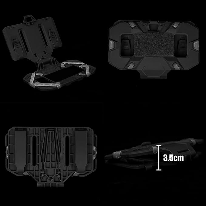 Zhongren Tactical Plate Carrier Vest Attachments Universal Phone Chest Mount - Image 3