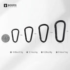 Booms Fishing CC2 Carabiner Clip, 2.3" Small Carabiner Keychain - Image 6