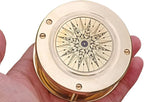 Vintage Brass Compass with Wooden Box – Antique Navigation Compass - Image 6