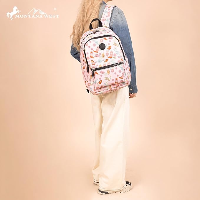 Montana West Backpack for Women Western Travel Backpack Purse Casual Daypack - Image 3