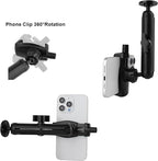 Mippko Wall Mount Phone Holder for Truck/Car/Boat/Wall/Desk, Compatible - Image 6