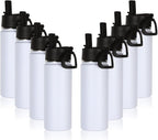 Volhoply 18oz Insulated Water Bottle Bulk 8 Pack, Kids Stainless Steel Water by LiveFully%EF%BC%8CDrinkFreely%E2%80%94KeepGoingwithVolhoply%EF%BC%81