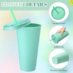 30 PCS 24oz Bulk Plastic Tumblers - Image 2