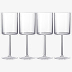 Unbreakable Stemmed Square Tritan Acrylic Wine Glasses European Style | Set of - Image 9