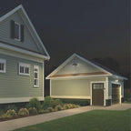 Lithonia Lighting HomeGuard 2-Light LED Outdoor Flood Lights, Outdoor LED Lights - Image 9