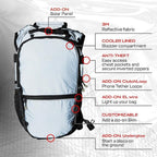 RAVERUNNER® Anti-Theft Hydration Backpack | Festival Approved Rave Backpack - Image 6
