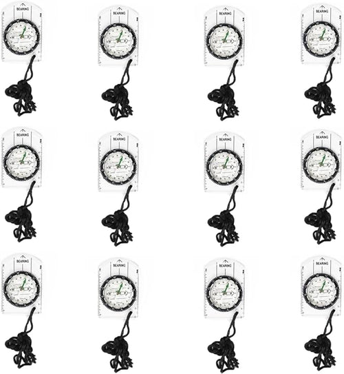 12pcs Orienteering Compass Set by BOSOIRSOU