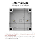LeMotech IP67 Waterproof Junction Box ABS Plastic Project Box Dustproof - Image 3