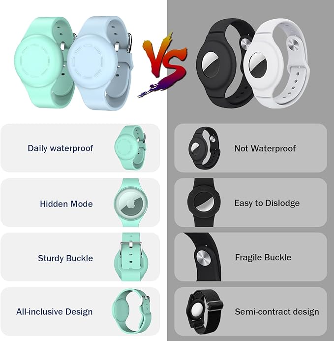 R-fun Waterproof for Air Tag Bracelets Compatible - Image 2