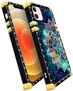Compatible with iPhone 11 Case, Starry Sky Colourful Mandala Luxury Golden - Image 3