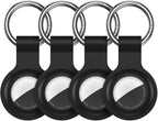 Compatible with AirTag Holder Case Keychain 4 Pack, by HATALKIN