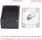 Project Box IP65 Waterproof Junction Box ABS Plastic Black Electrical Boxes DIY - Image 4