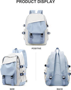 coowoz School Bag Lightweight Casual Daypack College Laptop Backpack - Image 6