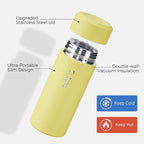 【Upgraded】Exllena Small Insulated Water Bottle 8 oz/250ml– Mini Insulated Water - Image 3