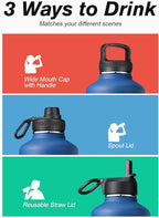 Water Bottle Insulated 64 oz - Image 5