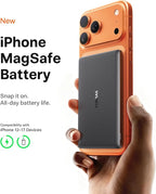 TORRAS MiniMag Power Bank, Ultra Slim 5, 000mAh Wireless Portable Charger - Image 2