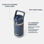 YETI Rambler Jr. 12 oz Kids Bottle, - Image 2