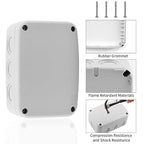 SuperInk White Outdoor Junction Box IP66 Waterproof Electrical Enclosure - Image 3