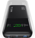 INIU 25000mAh Power Bank, Compact High Capacity 140W Laptop Portable Charger by INIU