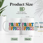 RZHV Front Office Dream Team 11 Oz Novelty Mug, Funny Offices Ceramic Mug - Image 2