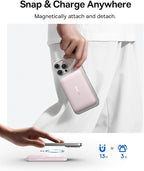 Baseus for MagSafe Portable Charger, Qi2 Certified 15W Wireless Magnetic Power - Image 6