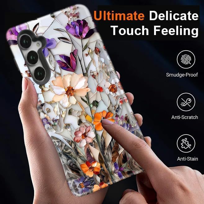 Compatible for Samsung Galaxy S25 FE 5G Case, Dual Layer Heavy Duty 2 in 1 - Image 7