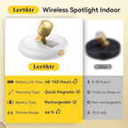 Rechargeable Battery LED Spotlight Indoor: Wireless Mini Art Accent Spot Lights - Image 2